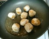 チーズ入りのコロコロ豚肉ボール♪作り方4写真