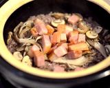 赤ワインとベーコンのおもてなし炊込みご飯作り方5写真