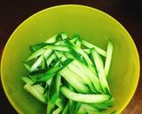 きんぴらごぼうサラダ作り方1写真