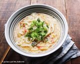 とろ〜り！かにかまと玉子のあんかけうどん作り方4写真