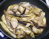簡単！茄子きのこの肉炒め。ゆず胡椒風味作り方5写真