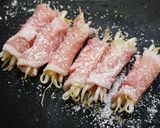 簡単小鉢！肉巻きもやしのガリバタポン酢作り方2写真
