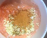 パスタ風スパイシートマト辛ラーメン作り方2写真
