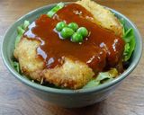 デミカツ丼・・岡山風です。作り方10写真