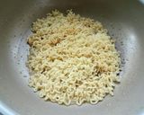 辛ラーメンでお好み焼き風作り方2写真