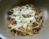 辛ラーメンでお好み焼き風作り方3写真