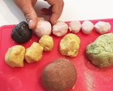 キャラ白玉団子☆ミニオンズなど作り方5写真