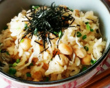 水煮大豆とちりめんじゃこの炊き込みごはん作り方6写真