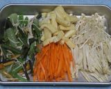 山菜とひよこ豆の炊き込み麦ごはん作り方3写真