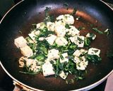 【低糖質メニュー】豆腐のかつおだし炒め作り方4写真