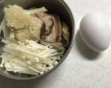 キノコと玉子の生姜あんラーメン作り方1写真