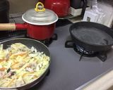 サッポロ一番醤油味であんかけ〜焼きそば作り方2写真