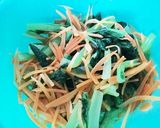 小松菜のくるみ味噌和え作り方4写真