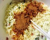 激辛激ウマ！辛ラーメンの混ぜそば風レシピ作り方2写真