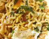 激辛激ウマ！辛ラーメンの混ぜそば風レシピ作り方4写真