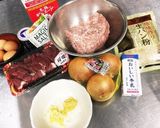 ハンバーグ(鶏挽き&レバー)作り方1写真