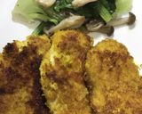 鶏むね肉のパン粉焼き作り方6写真