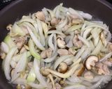 きのこ入り親子丼作り方5写真