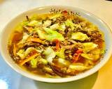 ひき肉と野菜のあんかけラーメン作り方6写真