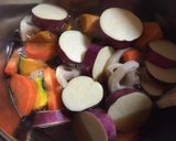 秋野菜の煮物作り方1写真