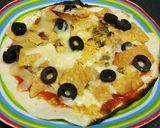 かんたん♪メキシカンナチョス風ピザ作り方7写真