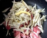 牛肉とごぼうの甘辛炒め作り方3写真