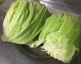 キャベツと鳥挽肉のほっこり鍋作り方1写真