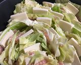 キャベツと鳥挽肉のほっこり鍋作り方12写真