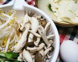 節約副菜！もやしとニラの炒り豆腐♥作り方1写真