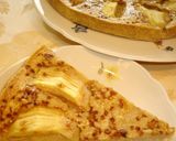 りんごで飾ったフルーツヨーグルトケーキ作り方5写真