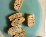 味付け不要！ハム&チーズの♡型の卵焼き作り方23写真