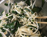 ニラともやしの中華風和え物作り方4写真