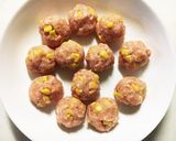 レンジで♡豚ひき肉のコーンボール作り方4写真