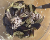 レンジで簡単☆豚肉とナスの昆布おろし和え作り方4写真