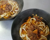 体を芯から暖める生姜の肉うどん作り方4写真