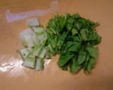 1人分　白菜と豚ひき肉のカレースープ作り方2写真