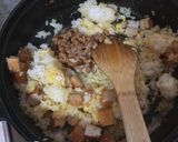 納豆とさつま揚げの簡単チャーハン作り方2写真