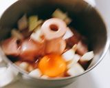 低カロリー♬ 豆乳味噌でコク旨 鶏団子作り方3写真