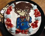 キャラケーキ（プレート）コナン作り方4写真