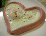 かわいい☆ハートの目玉焼き♪作り方4写真