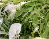長ネギと水菜と鶏ハムのサラダ作り方3写真