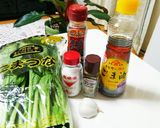 ☆簡単！小松菜とニンニクの中華炒め☆☆作り方1写真