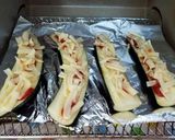 オーブンで簡単♪とろ～りチーズのなすピザ作り方2写真
