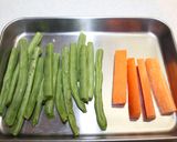 簡単！いんげんと人参の豚肉巻きフライ作り方1写真