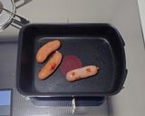 彼のお気に入り。おにぎり玉子焼き作り方1写真