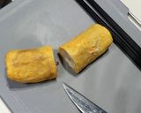 彼のお気に入り。おにぎり玉子焼き作り方4写真