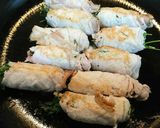 簡単☆おかひじき豚ロース肉巻きポン酢焼き作り方4写真