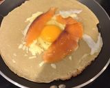 スモークサーモンのそば粉ガレット作り方2写真