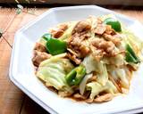 鶏むね肉と春キャベツの味噌マヨ炒め作り方11写真