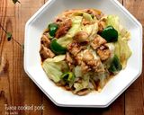 豚肉とターツァイのピリ辛オイスター炒め作り方6写真